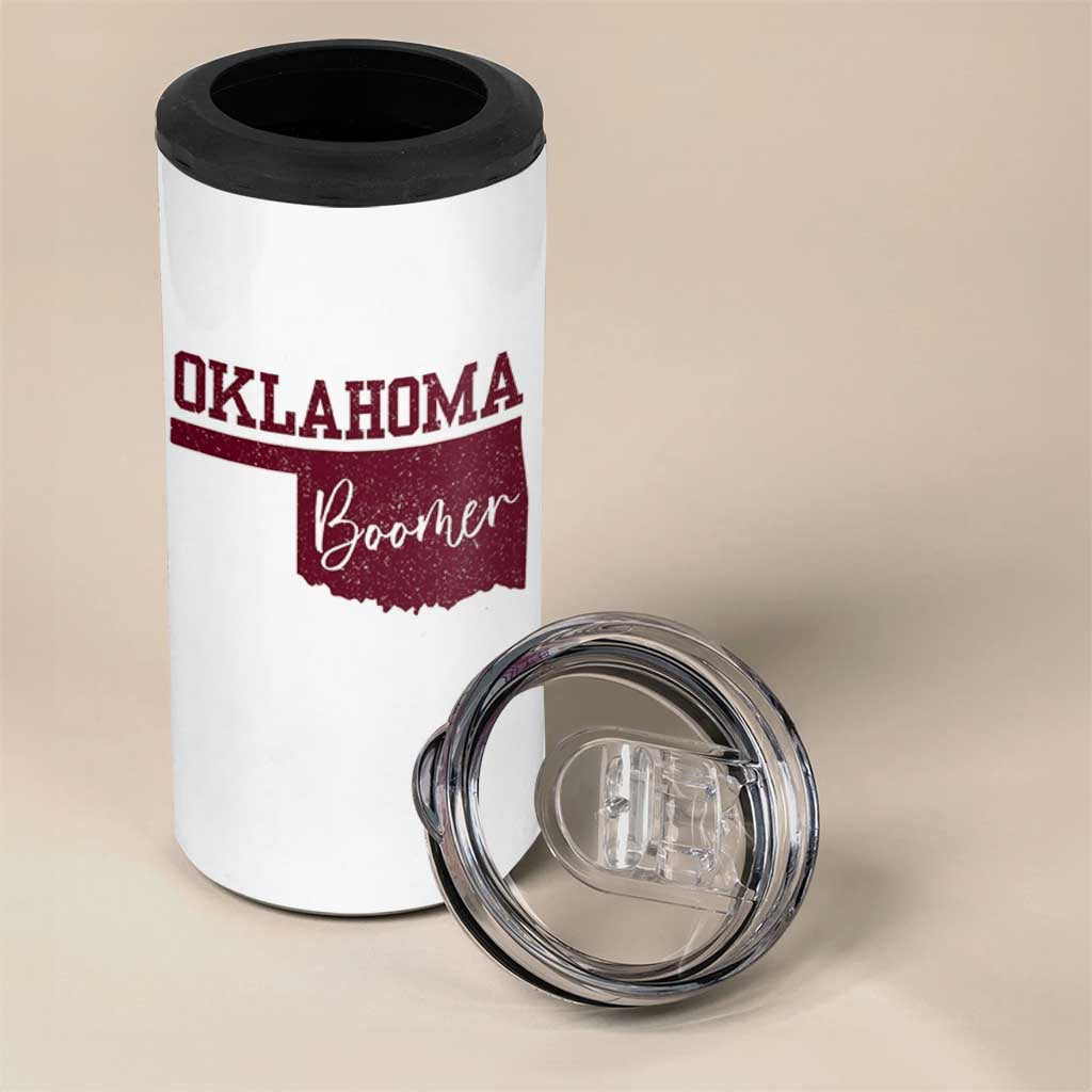 Oklahoma Boomer 4 in 1 Can Cooler Tumbler - Wonder Print Shop