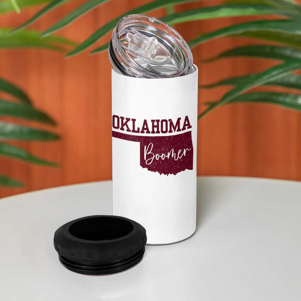 Oklahoma Boomer 4 in 1 Can Cooler Tumbler - Wonder Print Shop