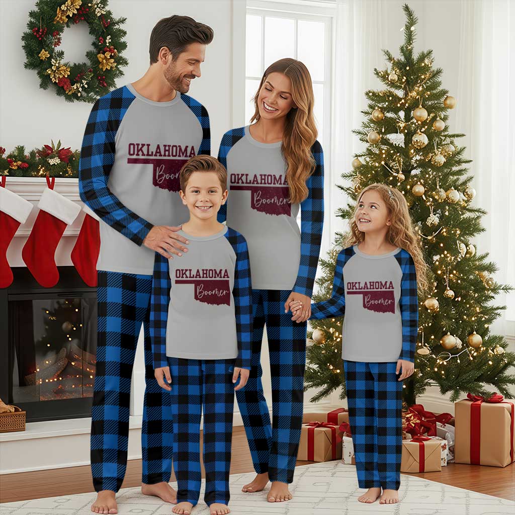 Oklahoma Boomer Plaid Pajama Set - Wonder Print Shop