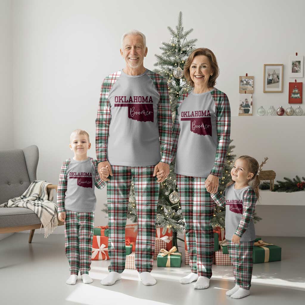 Oklahoma Boomer Plaid Pajama Set - Wonder Print Shop