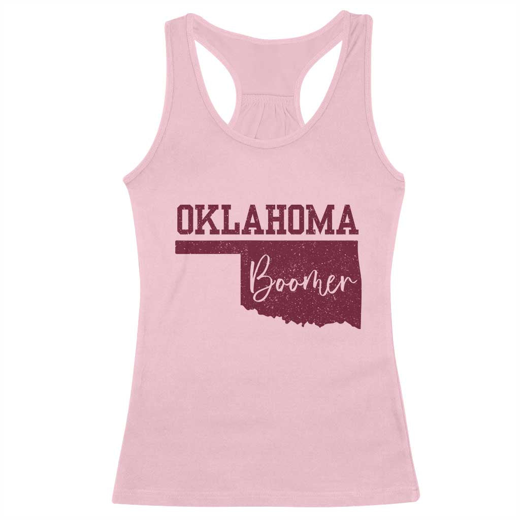 Oklahoma Boomer Racerback Tank Top - Wonder Print Shop