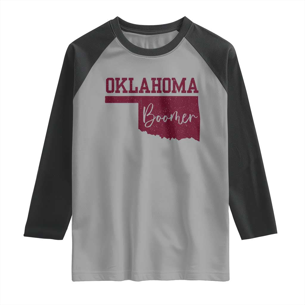 Oklahoma Boomer Raglan Shirt - Wonder Print Shop