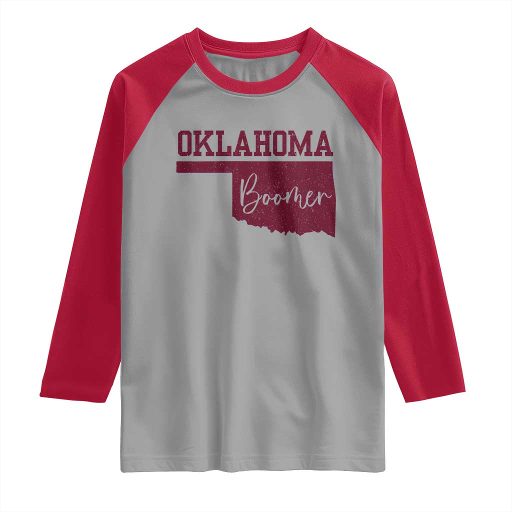 Oklahoma Boomer Raglan Shirt - Wonder Print Shop