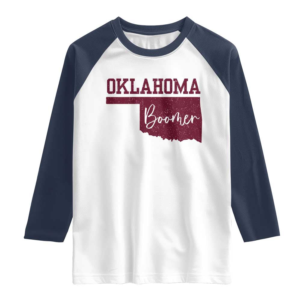 Oklahoma Boomer Raglan Shirt - Wonder Print Shop