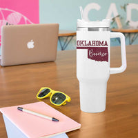 Oklahoma Boomer Tumbler With Handle - Wonder Print Shop