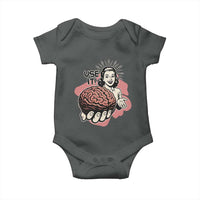 Sarcastic Vintage Baby Onesie Funny Retro 50s Use Your Brain Aesthetic - Wonder Print Shop