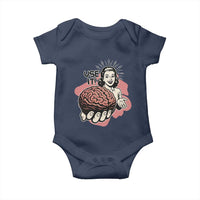 Sarcastic Vintage Baby Onesie Funny Retro 50s Use Your Brain Aesthetic - Wonder Print Shop