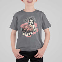 Sarcastic Vintage T Shirt For Kid Funny Retro 50s Use Your Brain Aesthetic - Wonder Print Shop