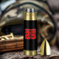 Retro December 25 Christmas Bullet Tumbler Vintage Holiday - Wonder Print Shop