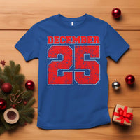 Retro December 25 Christmas T Shirt Vintage Holiday - Wonder Print Shop