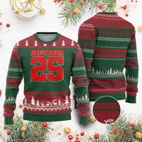 Retro December 25 Xmas Ugly Christmas Sweater Vintage Holiday - Wonder Print Shop