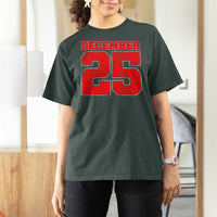Retro December 25 Christmas T Shirt For Women Vintage Holiday - Wonder Print Shop