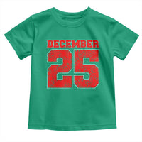 Retro December 25 Christmas Toddler T Shirt Vintage Holiday - Wonder Print Shop
