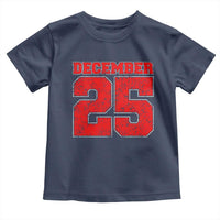 Retro December 25 Christmas Toddler T Shirt Vintage Holiday - Wonder Print Shop