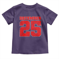 Retro December 25 Christmas Toddler T Shirt Vintage Holiday - Wonder Print Shop