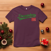 Retro Christmas December 25 T Shirt Retro Vintage Script Holiday Trip - Wonder Print Shop