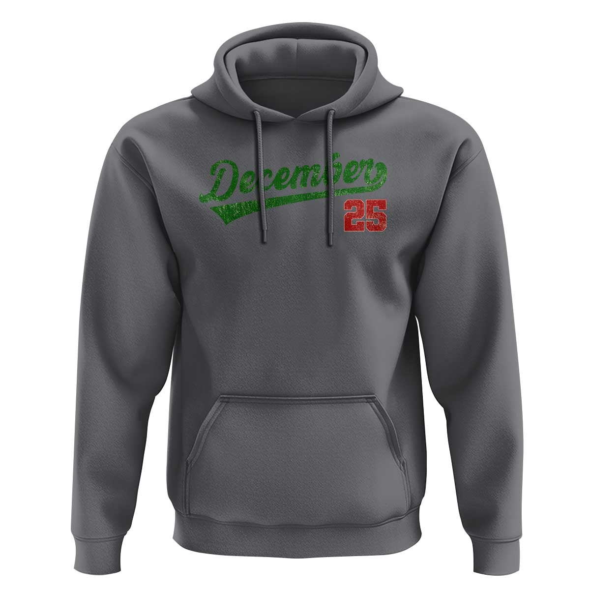 Retro Christmas December 25 Hoodie Retro Vintage Script Holiday Trip - Wonder Print Shop