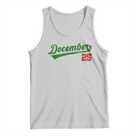 Retro Christmas December 25 Tank Top Retro Vintage Script Holiday Trip - Wonder Print Shop