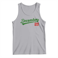 Retro Christmas December 25 Tank Top Retro Vintage Script Holiday Trip - Wonder Print Shop