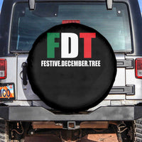 Subtle FDT Christmas Spare Tire Cover Hidden Message Funny Festive December Tree - Wonder Print Shop