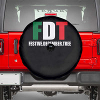 Subtle FDT Christmas Spare Tire Cover Hidden Message Funny Festive December Tree - Wonder Print Shop