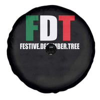 Subtle FDT Christmas Spare Tire Cover Hidden Message Funny Festive December Tree - Wonder Print Shop