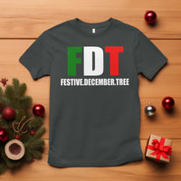 Subtle FDT Christmas T Shirt Hidden Message Funny Festive December Tree - Wonder Print Shop