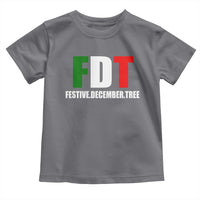 Subtle FDT Christmas Toddler T Shirt Hidden Message Funny Festive December Tree - Wonder Print Shop