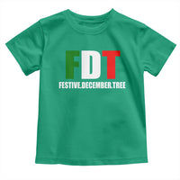 Subtle FDT Christmas Toddler T Shirt Hidden Message Funny Festive December Tree - Wonder Print Shop