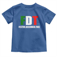 Subtle FDT Christmas Toddler T Shirt Hidden Message Funny Festive December Tree - Wonder Print Shop