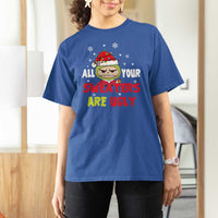Funny Christmas T Shirt For Women All Your Sweaters Are Ugly Kawaii Grinchy Bubu - Wonder Print Shop