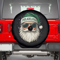 Christmas Philadelphia Fan Spare Tire Cover Funny Retro Santa Philly Lovers - Wonder Print Shop