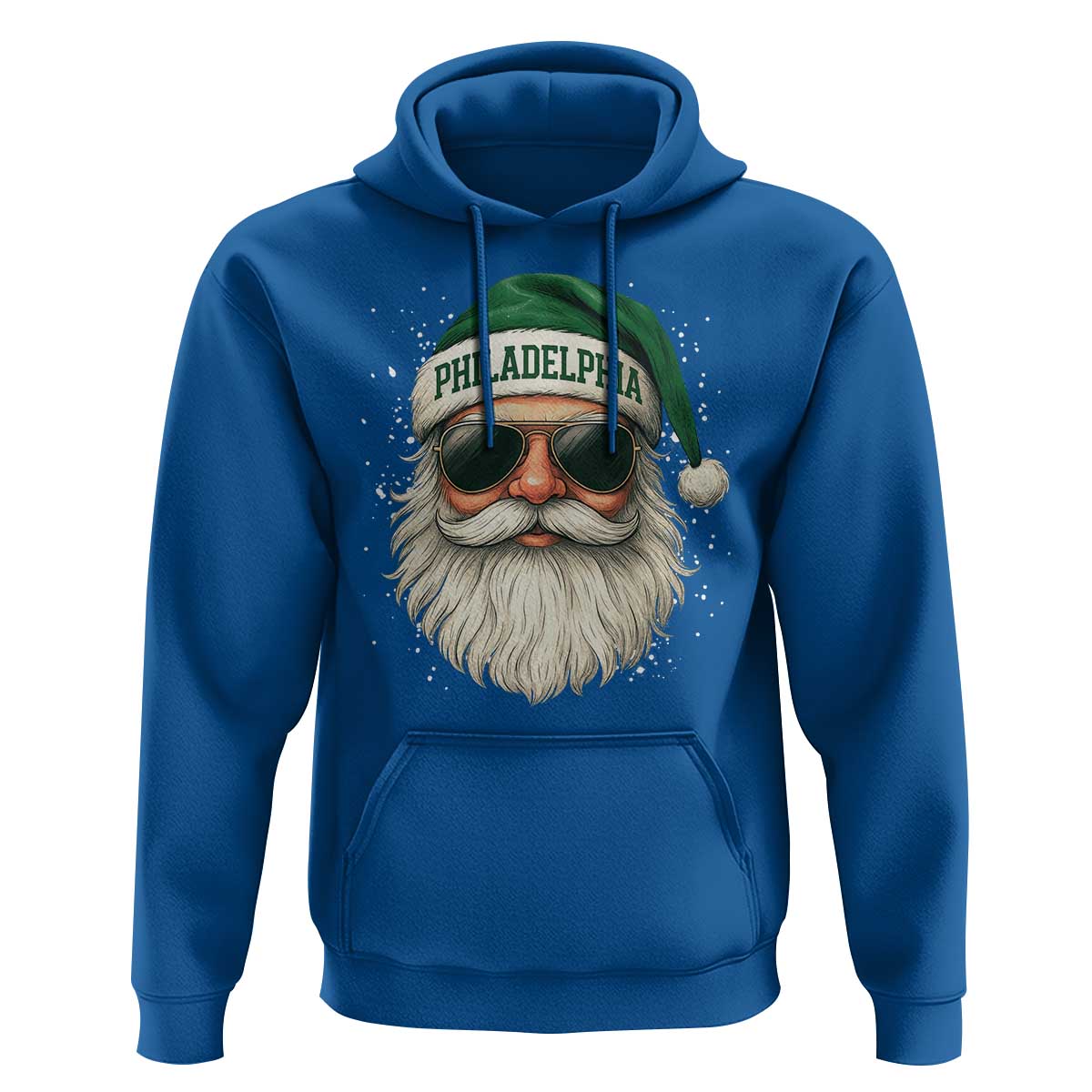 Christmas Philadelphia Fan Hoodie Funny Retro Santa Philly Lovers - Wonder Print Shop