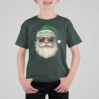 Christmas Philadelphia Fan T Shirt For Kid Funny Retro Santa Philly Lovers - Wonder Print Shop