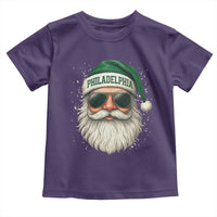Christmas Philadelphia Fan Toddler T Shirt Funny Retro Santa Philly Lovers - Wonder Print Shop