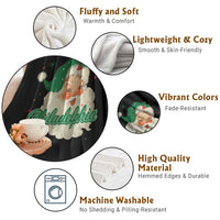 Christmas Philadelphia Football Throw Blanket Vintage Santa Philly Lovers - Wonder Print Shop