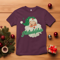 Christmas Philadelphia Football T Shirt Vintage Santa Philly Lovers - Wonder Print Shop