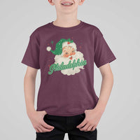 Christmas Philadelphia Football T Shirt For Kid Vintage Santa Philly Lovers - Wonder Print Shop