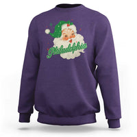 Christmas Philadelphia Football Sweatshirt Vintage Santa Philly Lovers - Wonder Print Shop