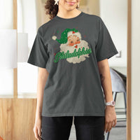 Christmas Philadelphia Football T Shirt For Women Vintage Santa Philly Lovers - Wonder Print Shop