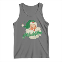 Christmas Philadelphia Football Tank Top Vintage Santa Philly Lovers - Wonder Print Shop