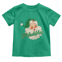 Christmas Philadelphia Football Toddler T Shirt Vintage Santa Philly Lovers - Wonder Print Shop