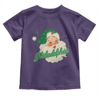 Christmas Philadelphia Football Toddler T Shirt Vintage Santa Philly Lovers - Wonder Print Shop
