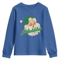Christmas Philadelphia Football Youth Sweatshirt Vintage Santa Philly Lovers - Wonder Print Shop