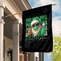 Philadelphia Football Christmas Garden Flag Santa Retro Philly Fan - Wonder Print Shop