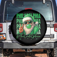 Philadelphia Football Christmas Spare Tire Cover Santa Retro Philly Fan - Wonder Print Shop
