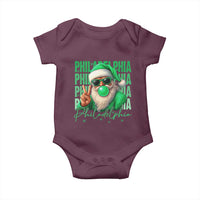 Philadelphia Football Christmas Baby Onesie Santa Retro Philly Fan - Wonder Print Shop