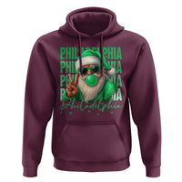 Philadelphia Football Christmas Hoodie Santa Retro Philly Fan - Wonder Print Shop