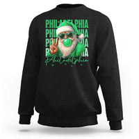 Philadelphia Football Christmas Sweatshirt Santa Retro Philly Fan - Wonder Print Shop