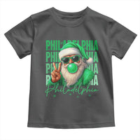 Philadelphia Football Christmas Toddler T Shirt Santa Retro Philly Fan - Wonder Print Shop